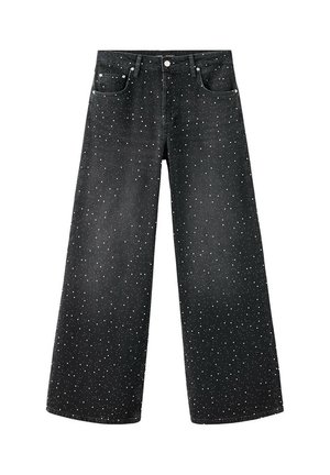Mango, ADULT - Wide Leg - black denim