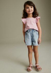 Next - REGULAR FIT - Jeansshort - denim light wash Miniatuurafbeelding 1