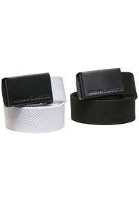 URBAN CLASSICS Cintura in finta pelle uomo Black