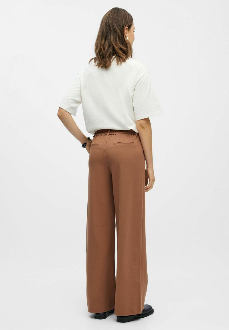 Object OBJLISA WIDE PANT NOOS - Pantaloni - melon/arancione