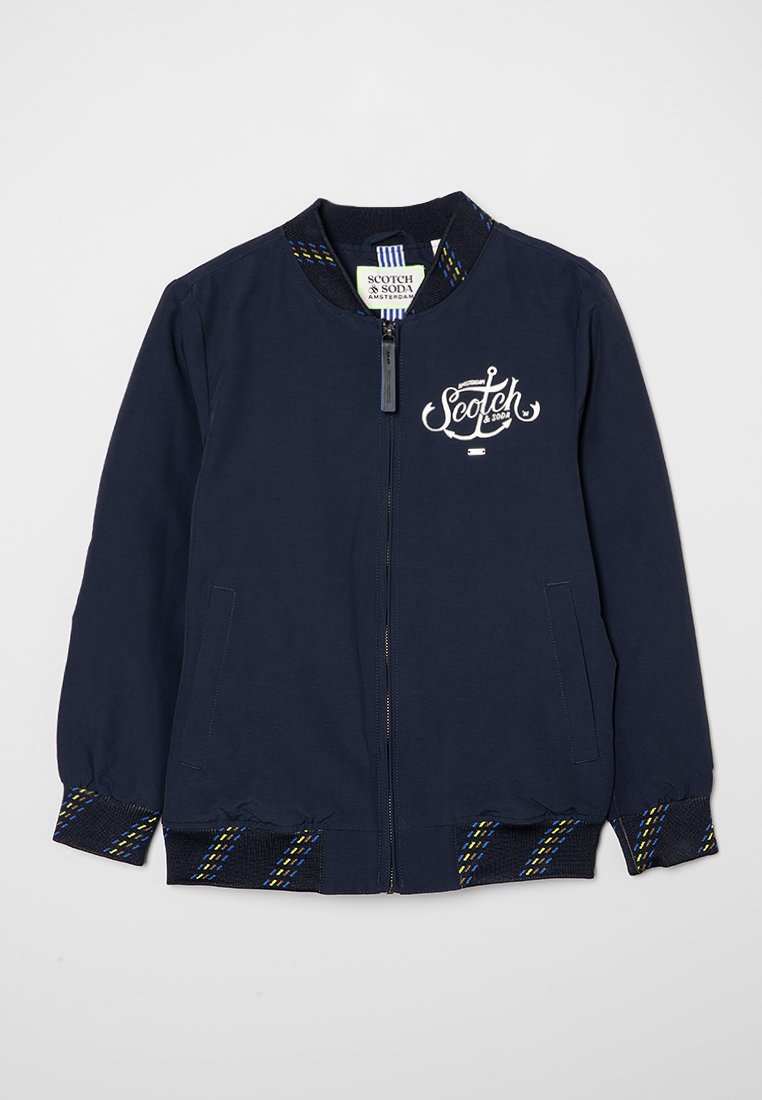 Scotch & Soda Bomberjacks donkerblauw Scotch & Soda Bomberjacks donkerblauw