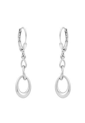 OVAL - Øreringe - silver coloured