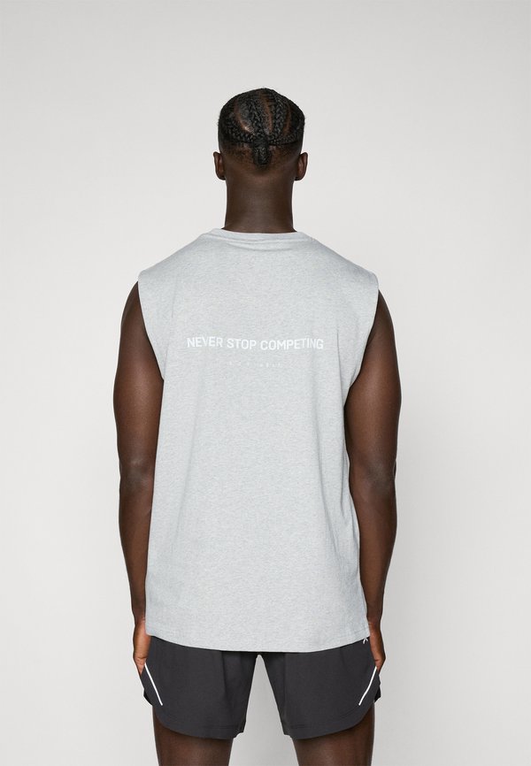 HYROX CUTOFF TANK - Top - light gray heather4