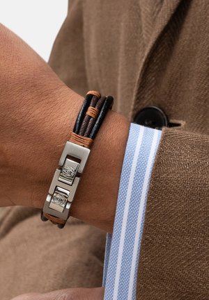 LUCLEON ICON - Armband - brown black