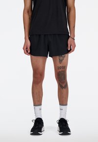 SPLIT SHORT - Spordišortsid - black