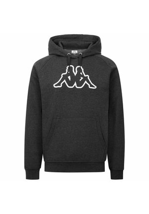 Felpa con cappuccio - grey dk mel