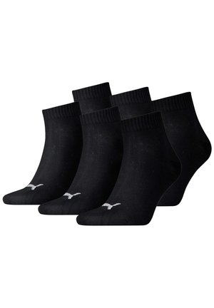 UNISEX 6ER PACK -QUARTER - Calcetines - schwarz