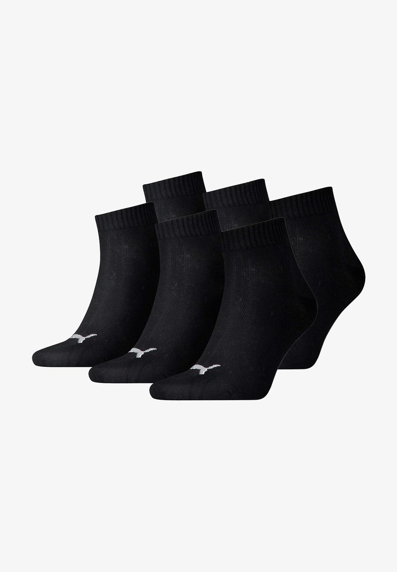 Puma UNISEX 6ER PACK -QUARTER - Socken - schwarz