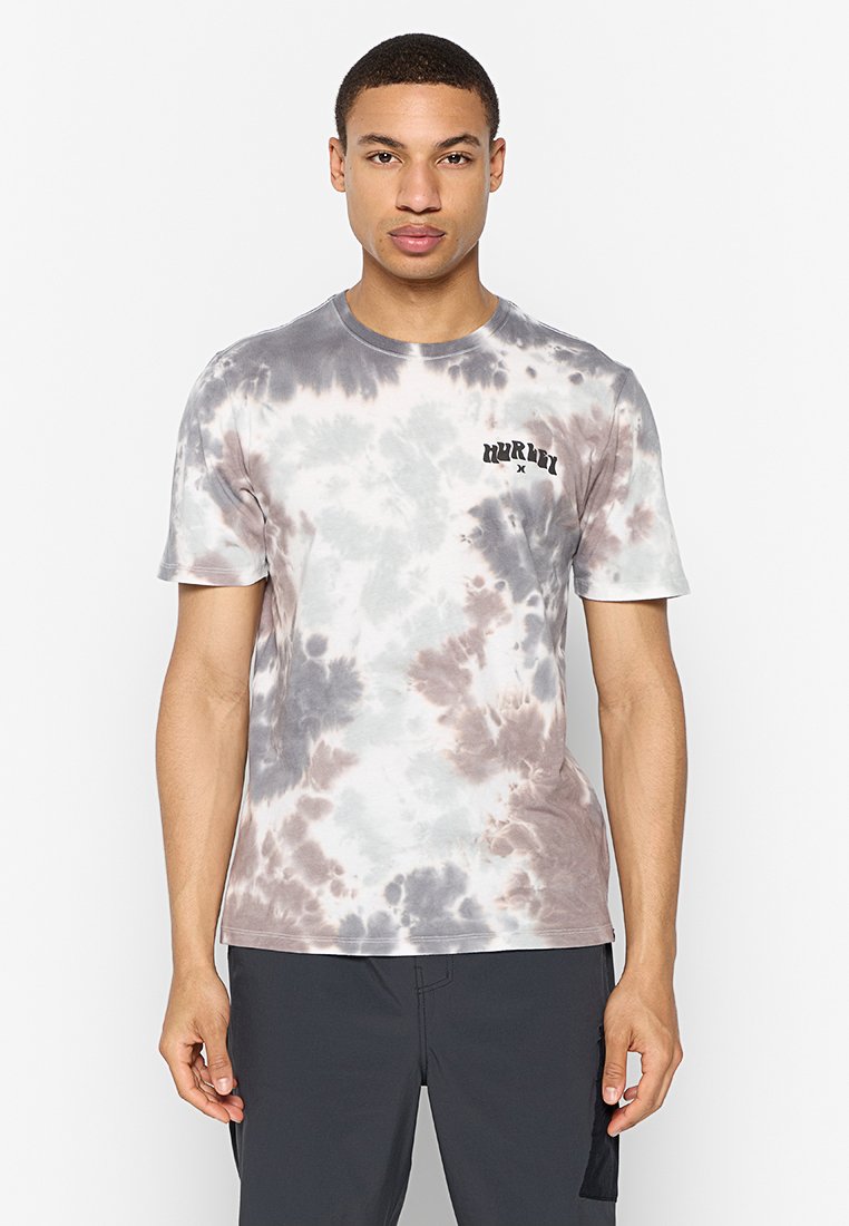 hurley T-shirt print meerkleurig