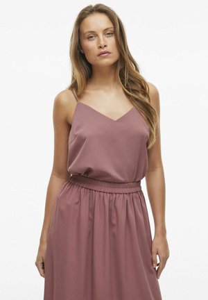 TRÄGER V-AUSSCHNITT - Tops - rose brown