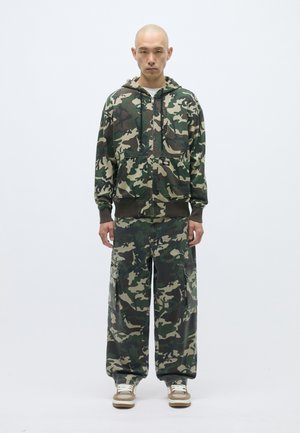 FRENCHTERRY  FULL ZIP HOODIE - Φούτερ με φερμουάρ - khaki