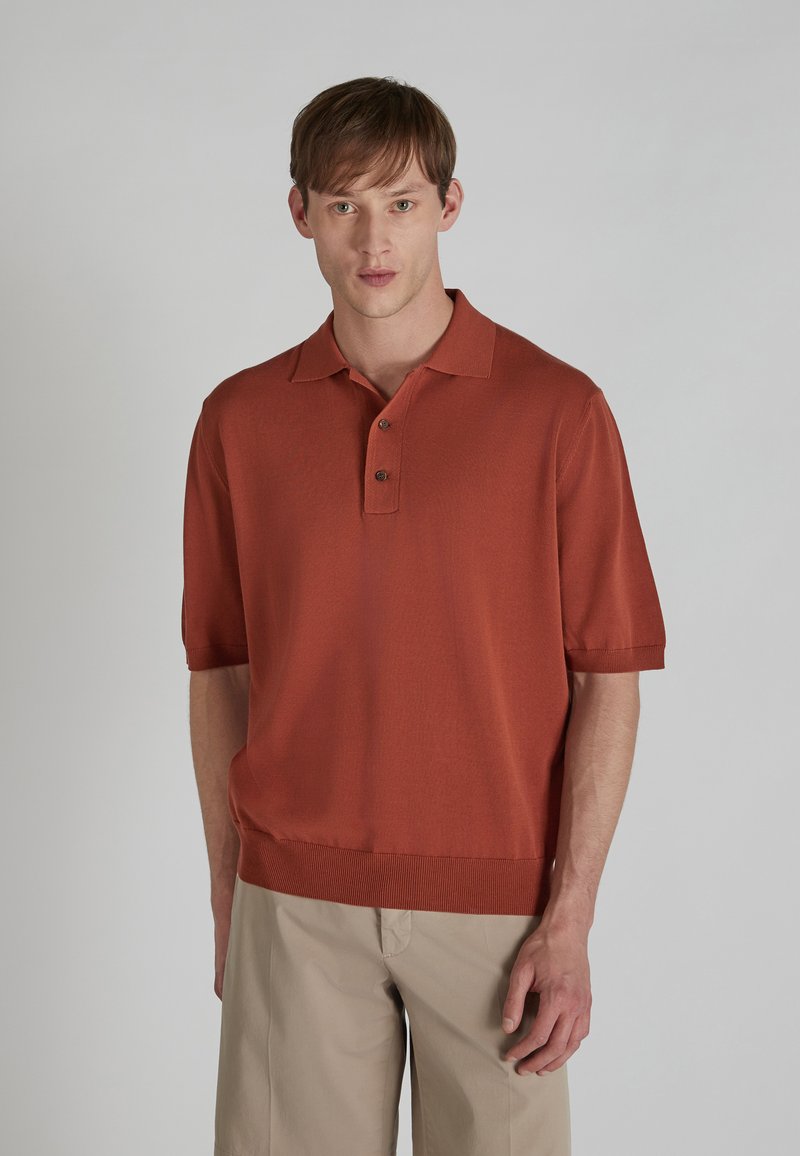 Slowear ZANONE - Polo - brick