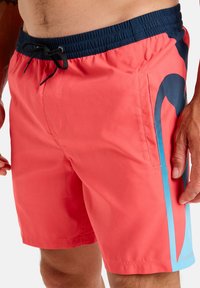 Quiksilver EVERYDAY HOLMES  VOLLEY - Plavecké šortky - spiced coral holmes