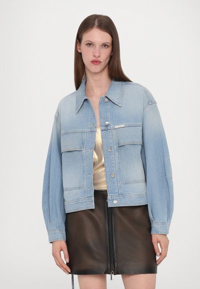 CLOSED WRAP JACKET - Džinsa auduma jaka - blue denim