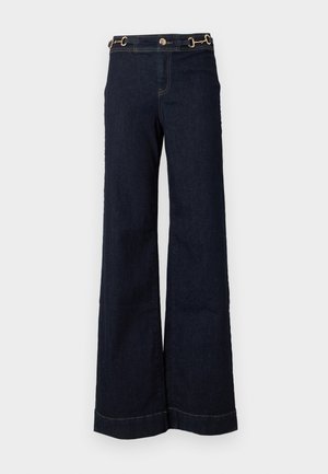 ONLY Tall, ONLMADISON WIDE BUCKLE - Свободни дънки - dark blue denim