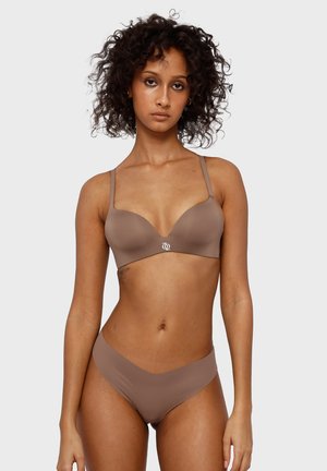 SECOND SKIN DOLLY - Push-up BH - mushroom