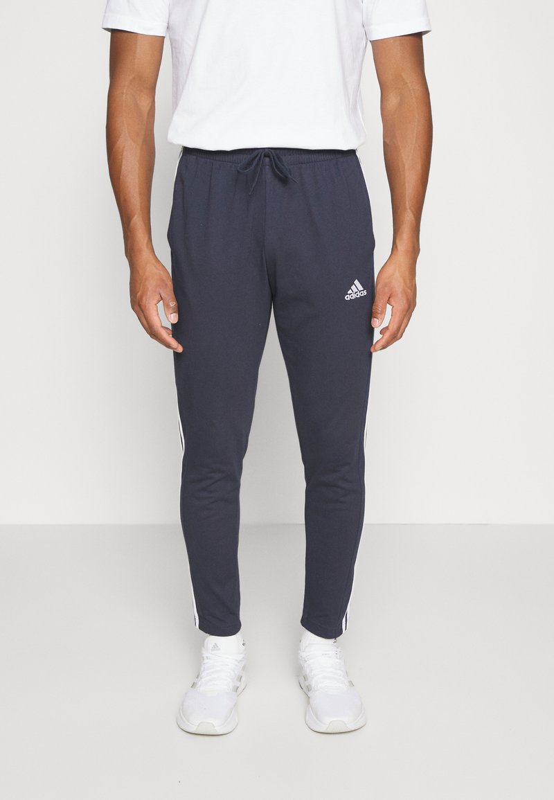 adidas Sportswear ESSENTIALS SINGLE TAPERED OPEN HEM 3 STRIPES PANTS