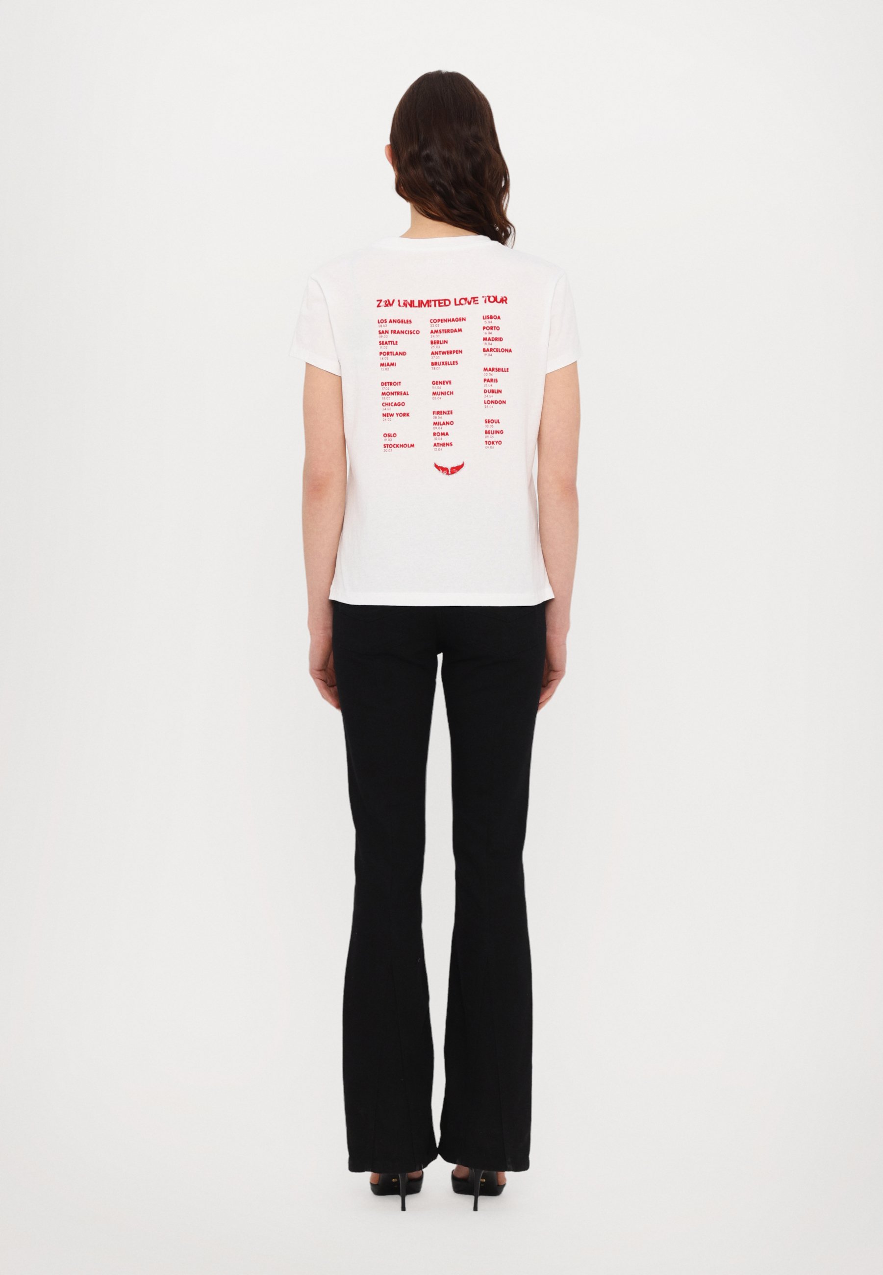 Zadig & Voltaire WALK CONCERT CHERRY LOVE - Print T-shirt