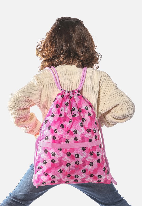 MIT TASCHE PFÖTCHEN - Sportbeutel - rosa