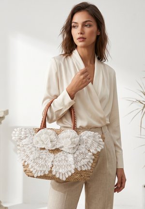Kassandra, KASSANDRA SHOPPER BAG - Sac à main - bianco