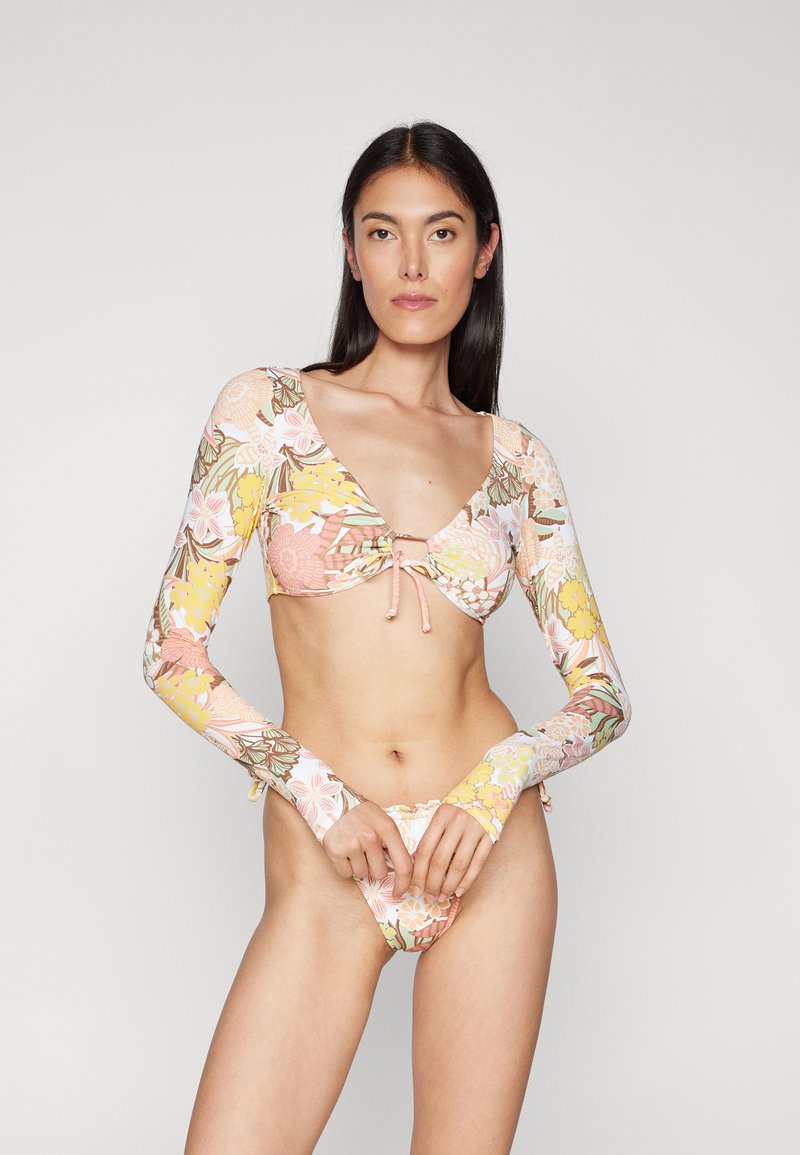 Roxy PLAYA PARADISE CROP TOP - Bikini felső - white viva la vida