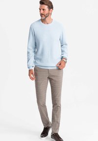 Ombre Strickpullover - light blue