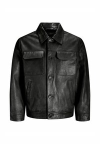 Leather jacket - black