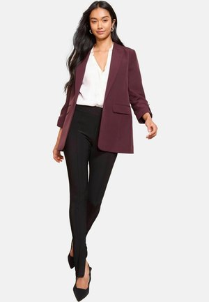 REGULAR FIT EDGE TO EDGE TAILORED SLEEVE DETAIL  - Korte frakker - burgandy red