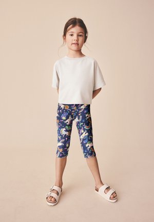 Next, CROPPED  - Legging (type pantalon) - navy blue unicorn