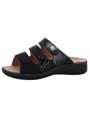WELLNESS SPEZIAL - Pantolette flach - schwarz