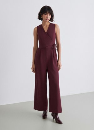 Calliope TUTA LUNGA A PORTAFOGLIO - Tuta jumpsuit - prugna