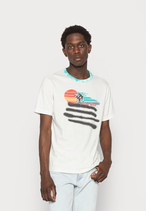 JUST - Print T-shirt - white