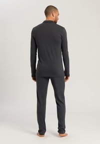 Hanro SHADOW SET - Pyjama - dark shale