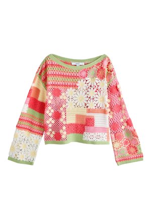 Next, Trui - pink floral