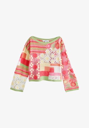 Next, Trui - pink floral