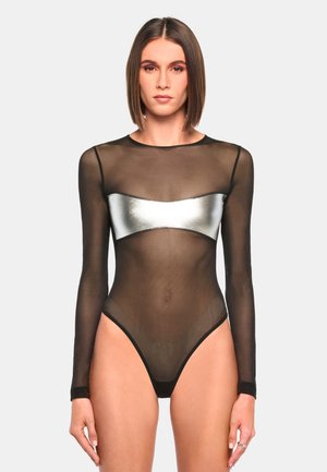 OW Collection Croc Mesh - Body - black white