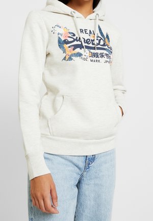 Felpa con cappuccio - off-white