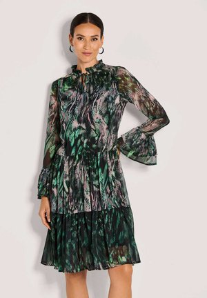 MADELEINE, KLEID - Robe de jour - black   taupe   multicolor