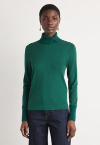 Marc Cain Topper langermet - dark jade green