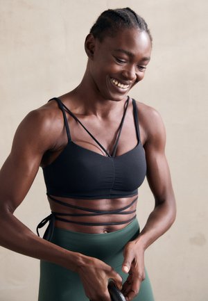 WRAP BRA - Brassières de sport à maintien léger - black