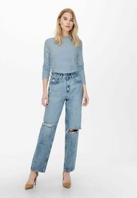 ONLY ONLRICA LIFE L/S NOOS - Maglione - light blue