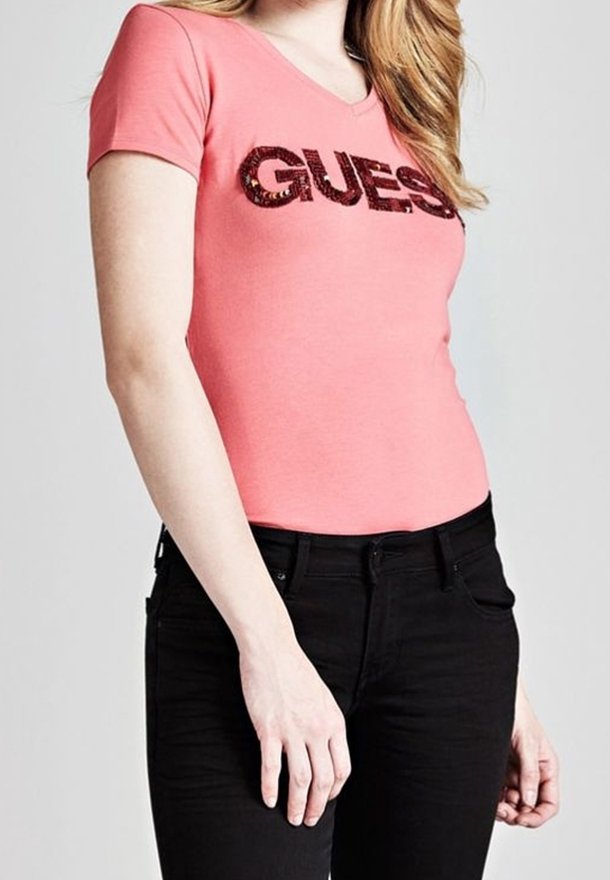 Guess Camiseta estampada - light pink