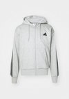 Sweater met rits - medium grey heather/black