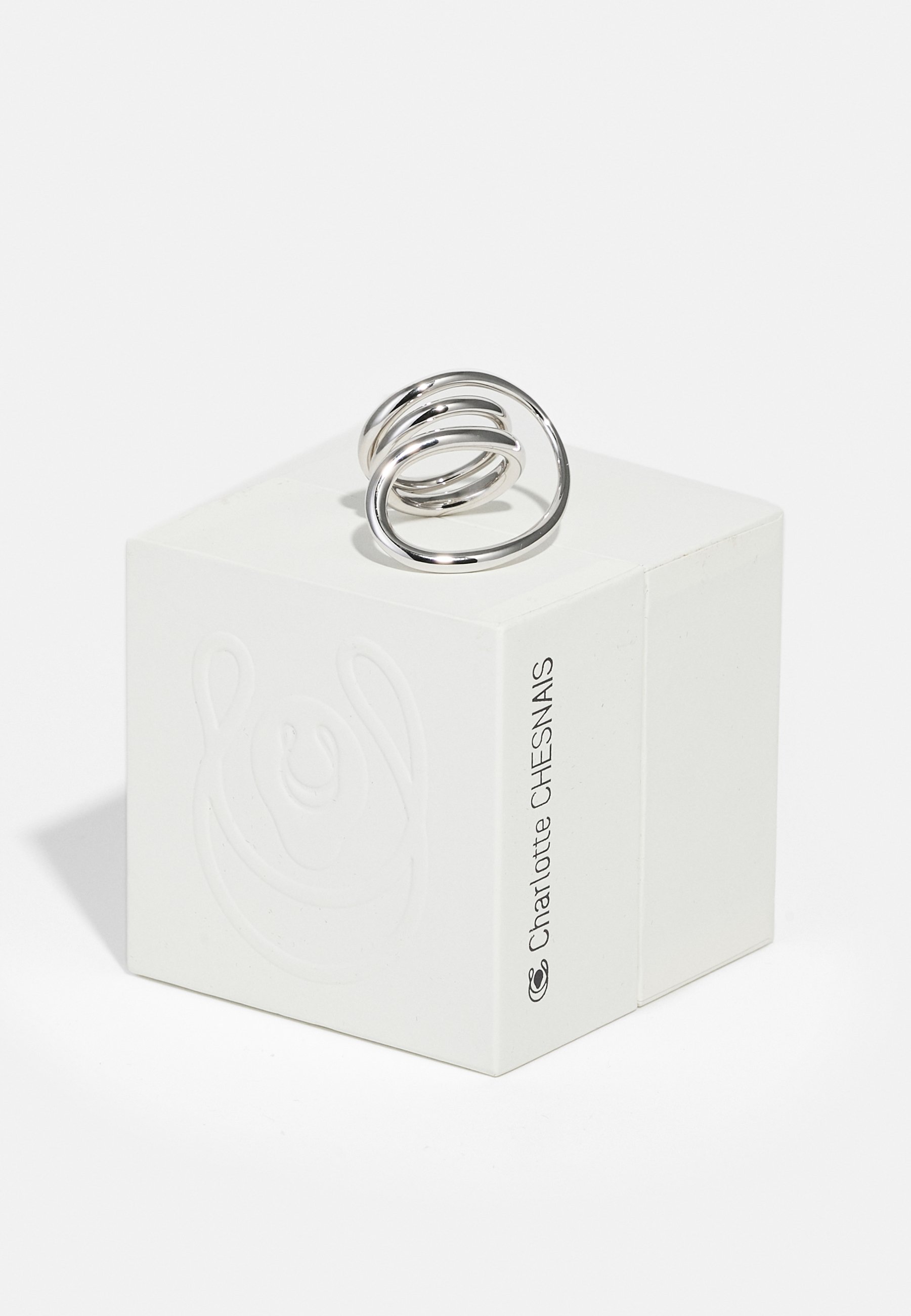 Charlotte Chesnais BAGUE ROUND TRIP - Ring - silver-coloured - Zalando