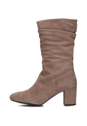 stiefel taupe leder