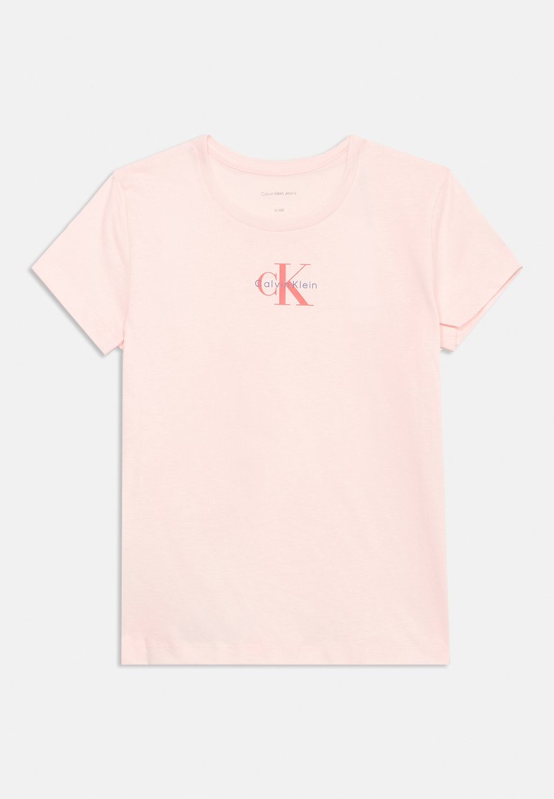 Calvin Klein Jeans MICRO MONOGRAM - Basic T-shirt - light pink ...