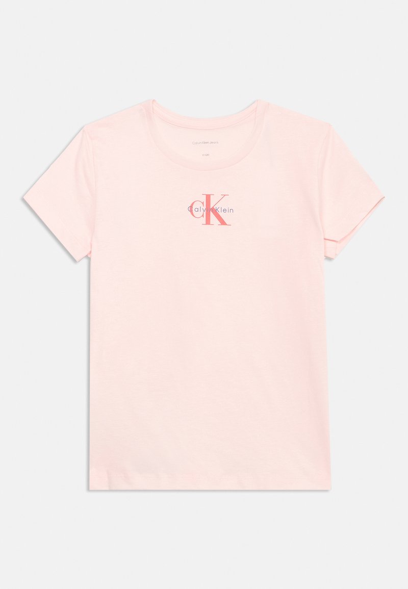 Micro Monogram Color Calvin Klein Jeans MICRO MONOGRAM - Basic T-shirt - light pink ...