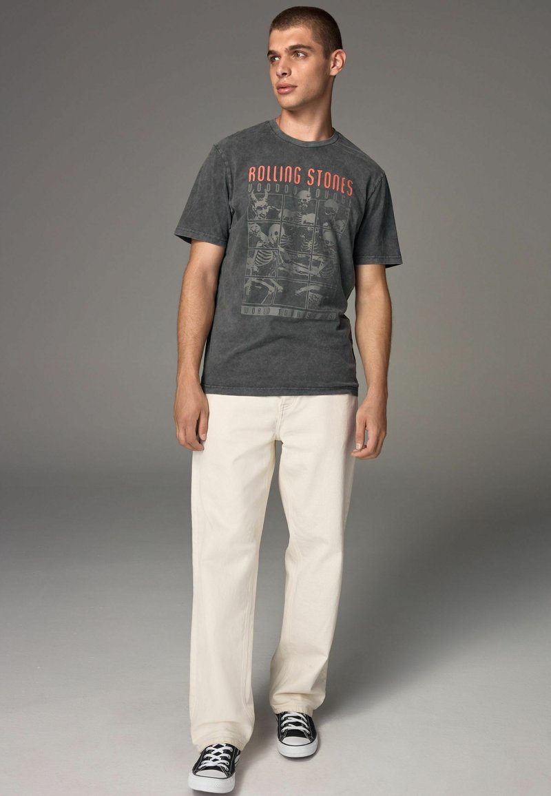 Next LICENSE REGULAR - Majica kratkih rukava s printom - grey rolling stones