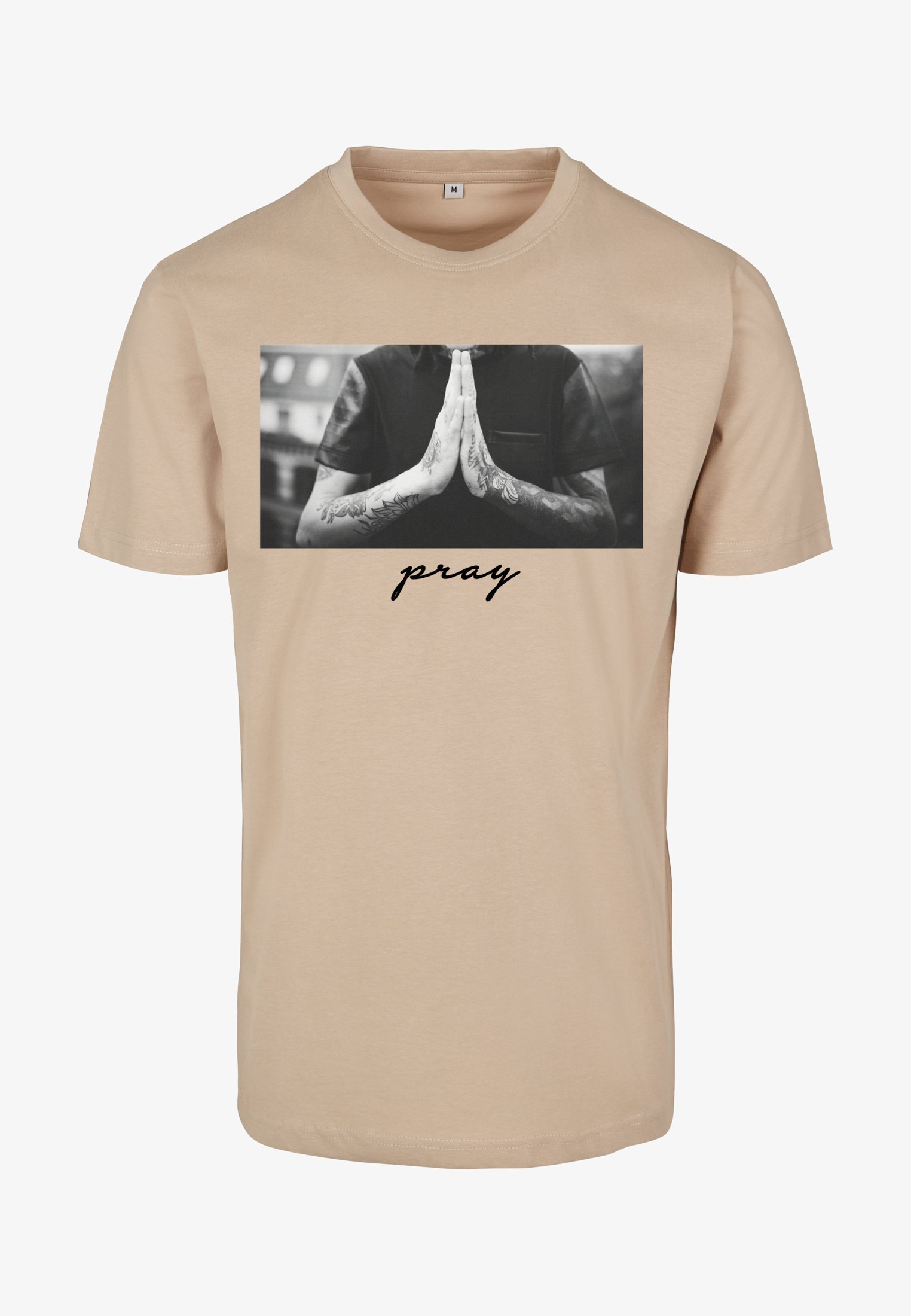 Mister Tee PRAY Print T-shirt sand Zalando - Main Image