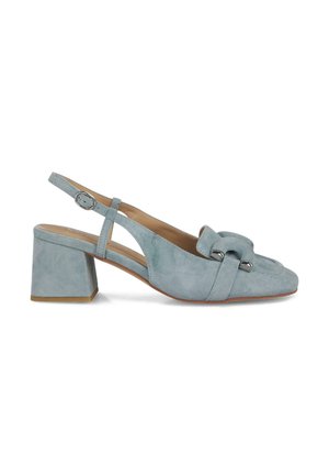 Tacones - azul jaspeado